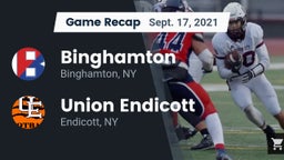 Recap: Binghamton  vs. Union Endicott 2021