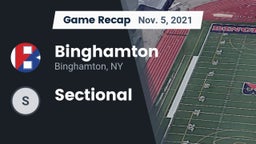 Recap: Binghamton  vs. Sectional 2021