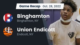 Recap: Binghamton  vs. Union Endicott 2022