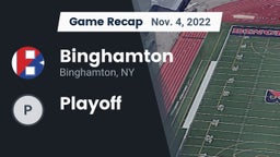 Recap: Binghamton  vs. Playoff 2022