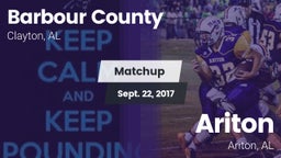 Matchup: Barbour County vs. Ariton  2017