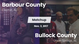 Matchup: Barbour County vs. Bullock County  2017