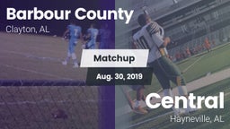 Matchup: Barbour County vs. Central  2019