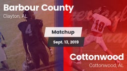 Matchup: Barbour County vs. Cottonwood  2019