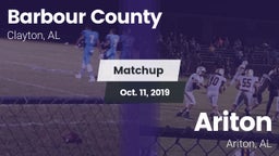 Matchup: Barbour County vs. Ariton  2019