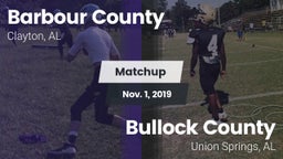 Matchup: Barbour County vs. Bullock County  2019