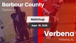 Matchup: Barbour County vs. Verbena  2020