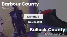 Matchup: Barbour County vs. Bullock County  2020