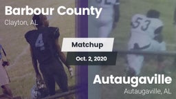 Matchup: Barbour County vs. Autaugaville  2020