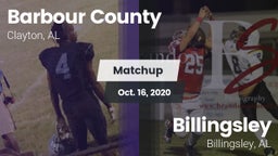 Matchup: Barbour County vs. Billingsley  2020