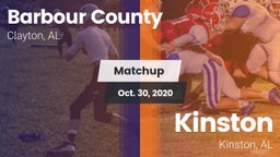 Matchup: Barbour County vs. Kinston  2020