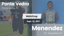 Matchup: Ponte Vedra High vs. Menendez  2017