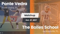 Matchup: Ponte Vedra High vs. The Bolles School 2017