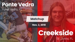 Matchup: Ponte Vedra High vs. Creekside  2018