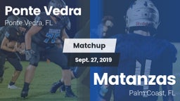Matchup: Ponte Vedra High vs. Matanzas  2019