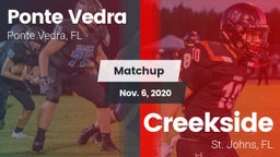 Matchup: Ponte Vedra High vs. Creekside  2020