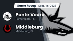 Recap: Ponte Vedra  vs. Middleburg  2022
