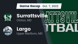 Recap: Surrattsville  vs. Largo  2022
