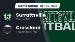 Recap: Surrattsville  vs. Crossland  2022