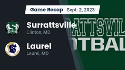 Recap: Surrattsville  vs. Laurel  2023