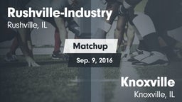 Matchup: Rushville-Industry vs. Knoxville  2016