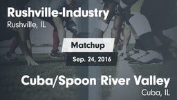 Matchup: Rushville-Industry vs. Cuba/Spoon River Valley  2016