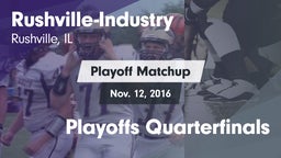 Matchup: Rushville-Industry vs. Playoffs Quarterfinals 2016