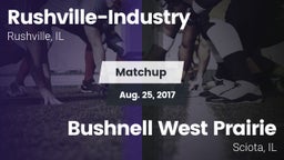 Matchup: Rushville-Industry vs. Bushnell West Prairie 2017