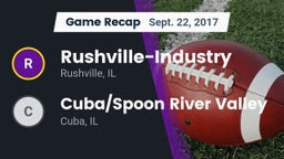 Recap: Rushville-Industry  vs. Cuba/Spoon River Valley  2017