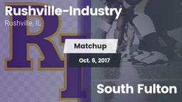Matchup: Rushville-Industry vs. South Fulton 2017