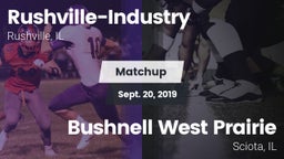 Matchup: Rushville-Industry vs. Bushnell West Prairie 2019