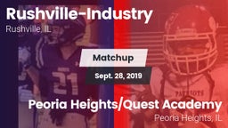 Matchup: Rushville-Industry vs. Peoria Heights/Quest Academy 2019
