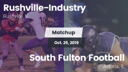 Matchup: Rushville-Industry vs. South Fulton Football 2019