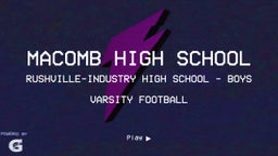 Rushville-Industry football highlights Macomb High School