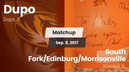 Matchup: Dupo vs. South Fork/Edinburg/Morrisonville  2017