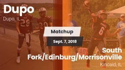Matchup: Dupo vs. South Fork/Edinburg/Morrisonville  2018