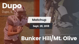 Matchup: Dupo vs. Bunker Hill/Mt. Olive 2018