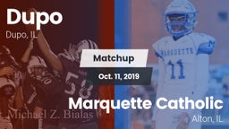 Matchup: Dupo vs. Marquette Catholic  2019