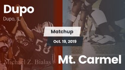 Matchup: Dupo vs. Mt. Carmel 2019