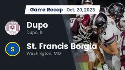 Recap: Dupo  vs. St. Francis Borgia  2023