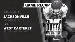 Recap: Jacksonville  vs. West Carteret  2016