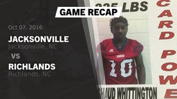 Recap: Jacksonville  vs. Richlands  2016