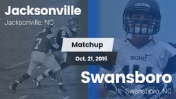 Matchup: Jacksonville vs. Swansboro  2016