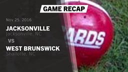 Recap: Jacksonville  vs. West Brunswick  2016