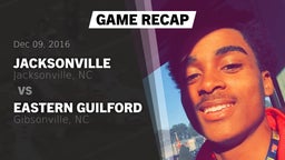 Recap: Jacksonville  vs. Eastern Guilford  2016