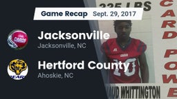 Recap: Jacksonville  vs. Hertford County  2017