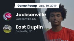 Recap: Jacksonville  vs. East Duplin  2019