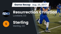 Recap: Resurrection Christian  vs. Sterling  2017