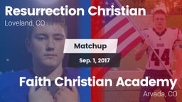 Matchup: Resurrection Christi vs. Faith Christian Academy 2017