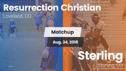 Matchup: Resurrection Christi vs. Sterling  2018